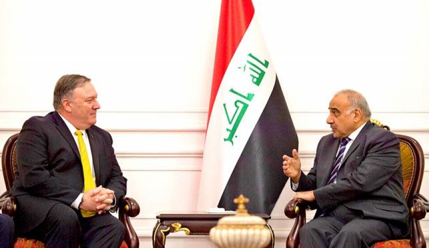 بعد قصف التاجي.. ماذا طلب بومبيو من عبد المهدي؟!
