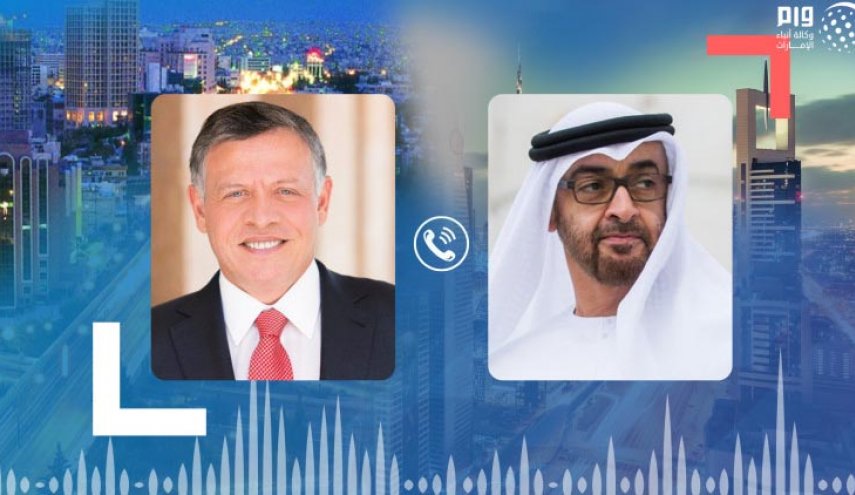 حول كورونا..اتصال هاتفي لولي عهد أبو ظبي بملك الأردن