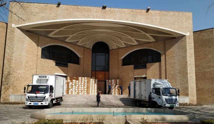 الصين ترسل 4 شحنات جديدة من المساعدات الطبية الى ايران