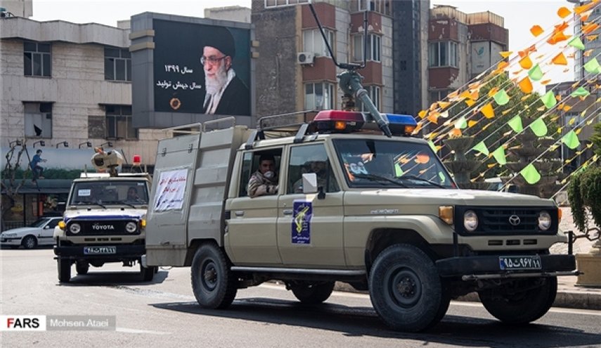 اقامة مناورات الدفاع البيولوجي في شمال شرق ايران