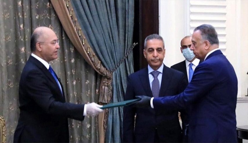 برهم صالح يثني على الكاظمي: صحفي ذكي وسيتجاوز المشاكل