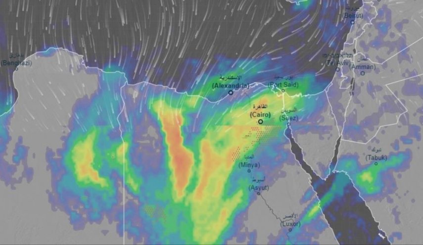مصر..الأرصاد يحذر عن الحالات الجوية في