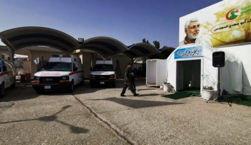 الحشد الشعبي يفتتح مستشفى ثان بإسم الشهيد أبو المهندس لمواجهة كورونا 