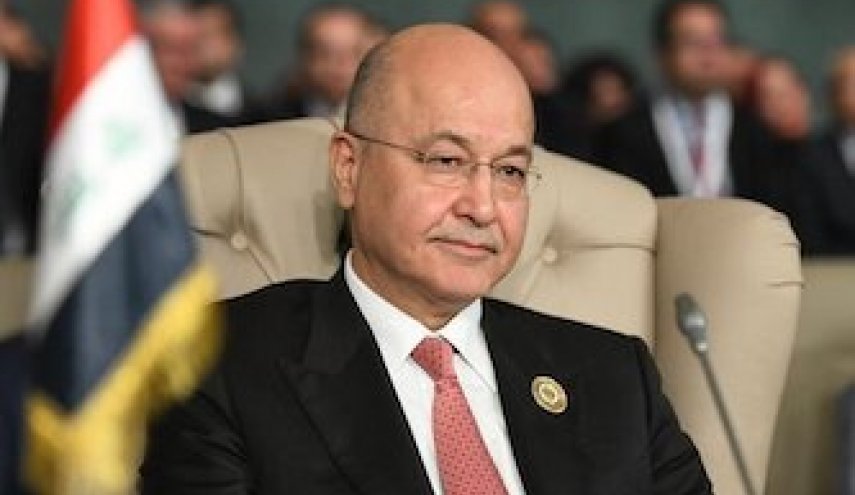 تأکید رئیس‌جمهور عراق بر لزوم تسریع در تشکیل دولت جدید
