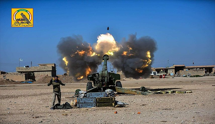 الحشد الشعبي يدك تحركا لـ'داعش' شمال غرب الطوز