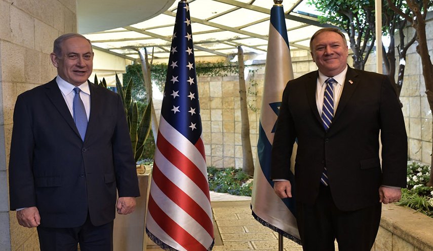 في زيارته الخاطفة للأراضي الفلسطينية المحتلة.. ماذا بحث بومبيو مع نتنياهو وغانتس؟