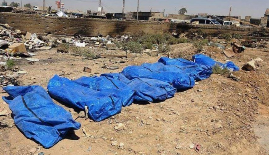  انتشال 99 جثة من مقبرة جماعية بالرقة 