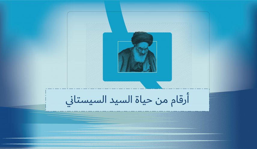 شاهد.. ارقام هامة في حياة المرجع السيستاني