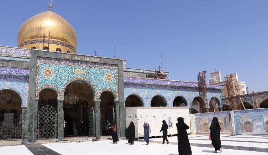 شاهد..افتتاح مقام السيدة زينب عليها السلام امام الزوار