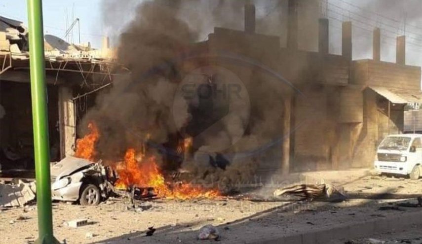 شاهد: قتلى وجرحى جراء إنفجار سيارة مفخخة في الحسكة