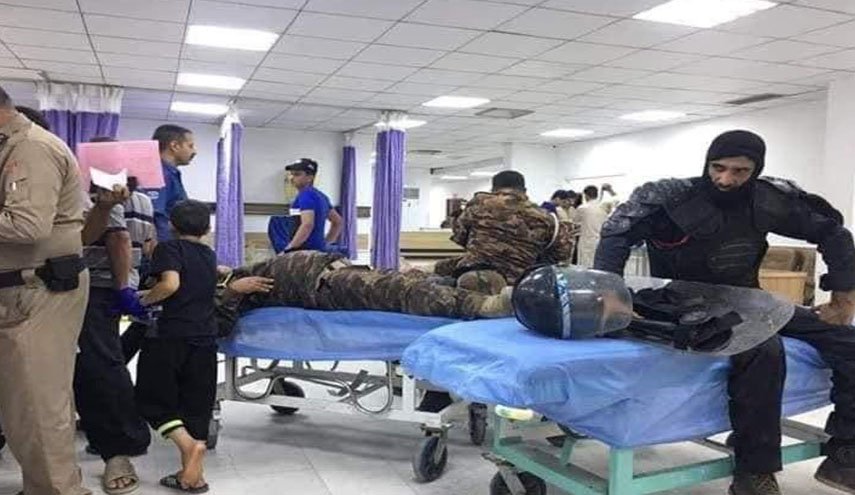 شاهد..اكثر من ٥٠ جريحا بالنجف الاشرف.. اليكم ماحدث