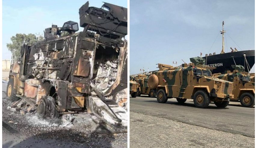 مصدر رسمي أردني ينفي أنباء وجود مدرعة أردنية محترقة في ليبيا