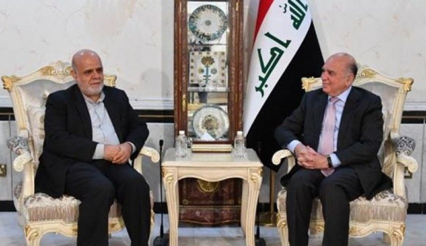 وزیرخارجه عراق و سفیر ایران در بغداد با یکدیگر دیدار کردند