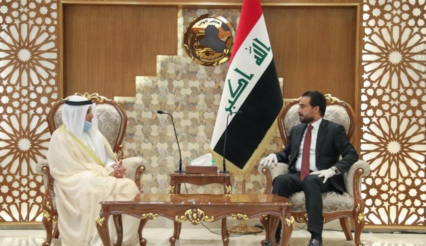 الحلبوسي ووزير الخارجية الكويتي يبحثان مخرجات مؤتمر المانحين الدوليين 