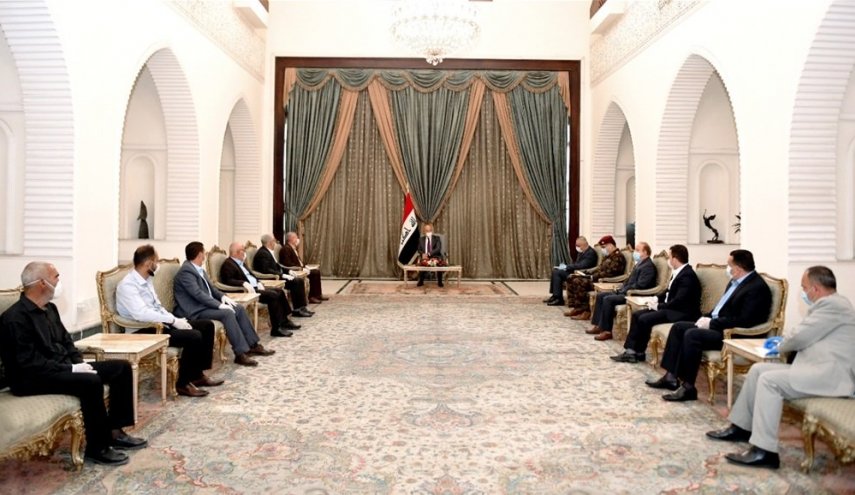 صالح: القوات الأمنية مطالبة بتوفير الحماية لكل المكونات العراقية

