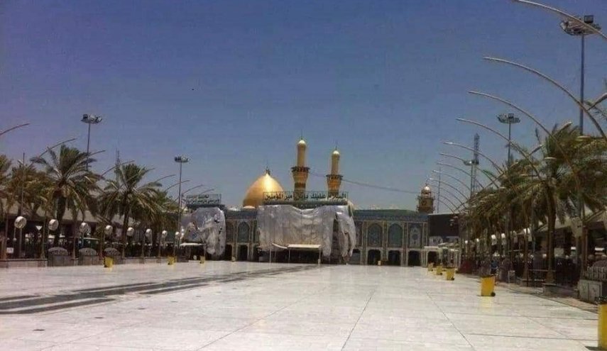 بالصور.. كيف بدت كربلاء المقدسة في أول أيام حظر التجوال؟