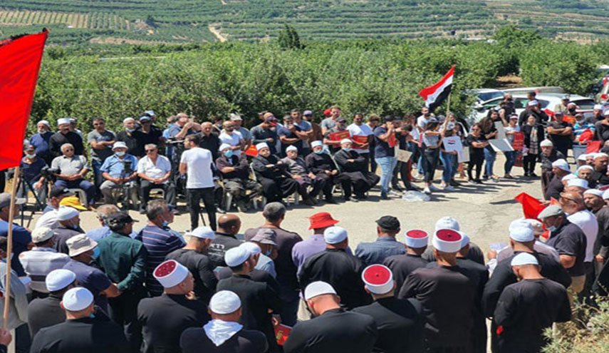 أبناء الجولان السوري يجددون رفضهم المخططات التهويدية