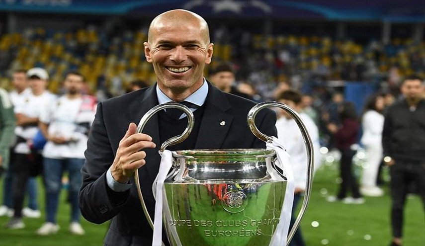 فوز زيدان ببطولة كل 19 مباراة مع ريال مدريد
