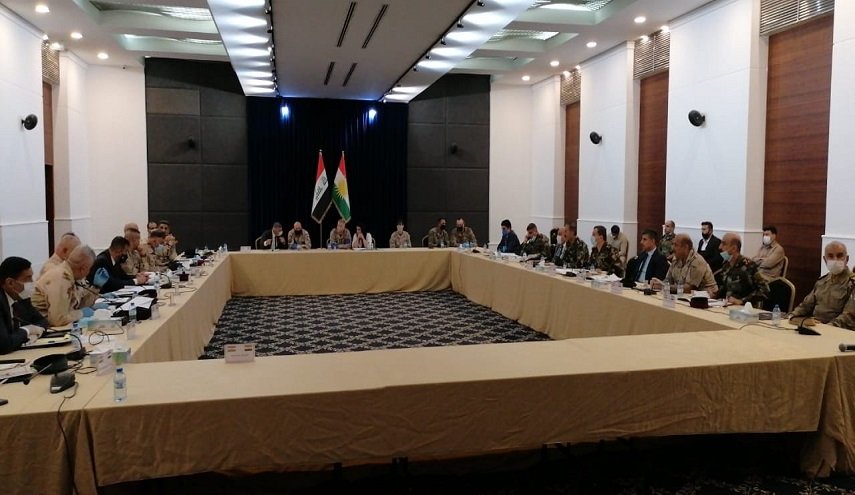 العمليات المشتركة وقوات كردستان تعقد اجتماعا في اربيل