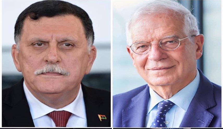 السراج وبوريل يؤكدان على العودة للمسار السياسي في ليبيا