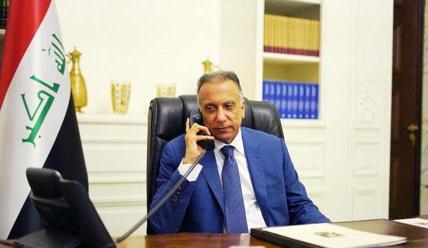 الكاظمي يتصل بنظيره اللبناني لتقديم التعازي والتضامن