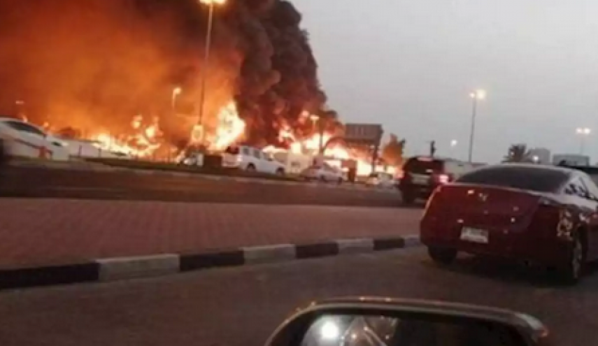 حريق هائل في تونس ومحاولات السيطرة على الحادث مستمرة