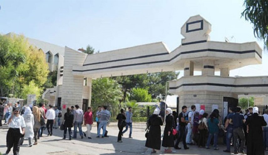 شاهد: اجراءت خاصة خلال الامتحانات في الجامعات السورية