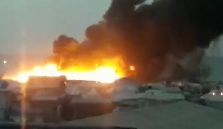 حريق يتلف 25 خيمة للنازحين في مخيم العريشة جنوب الحسكة