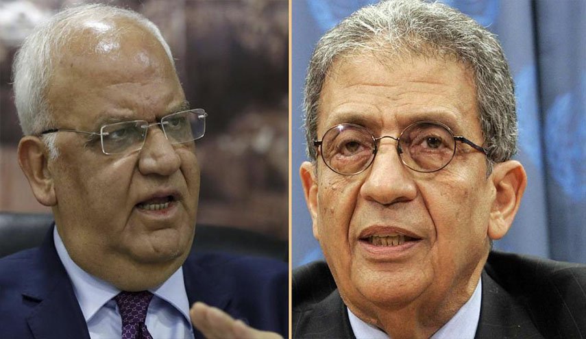 عريقات يدعو عمرو موسى الى التوقف عن 