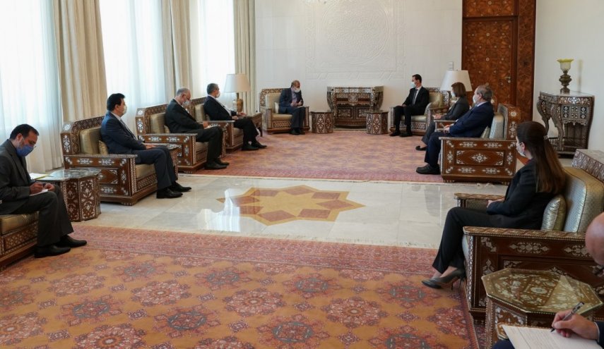 هذا ما دار بين الرئيس السوري والوفد الإيراني لدمشق