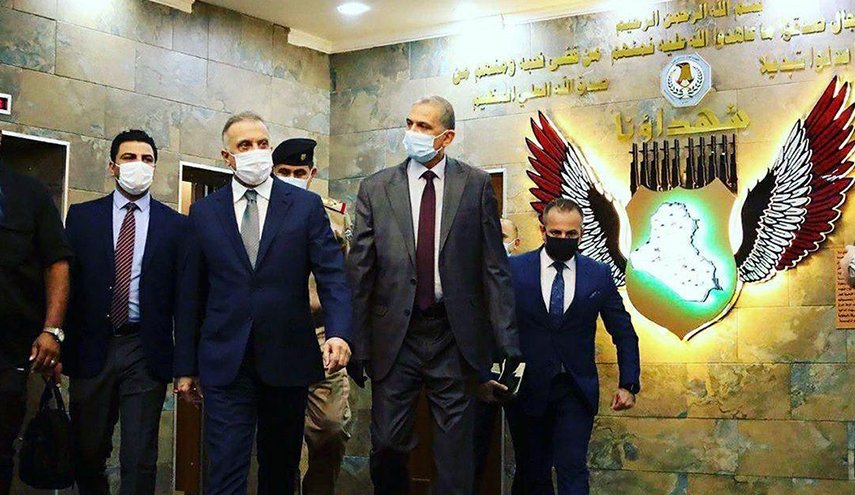 الكاظمي يصل البصرة على رأس وفد امني رفيع