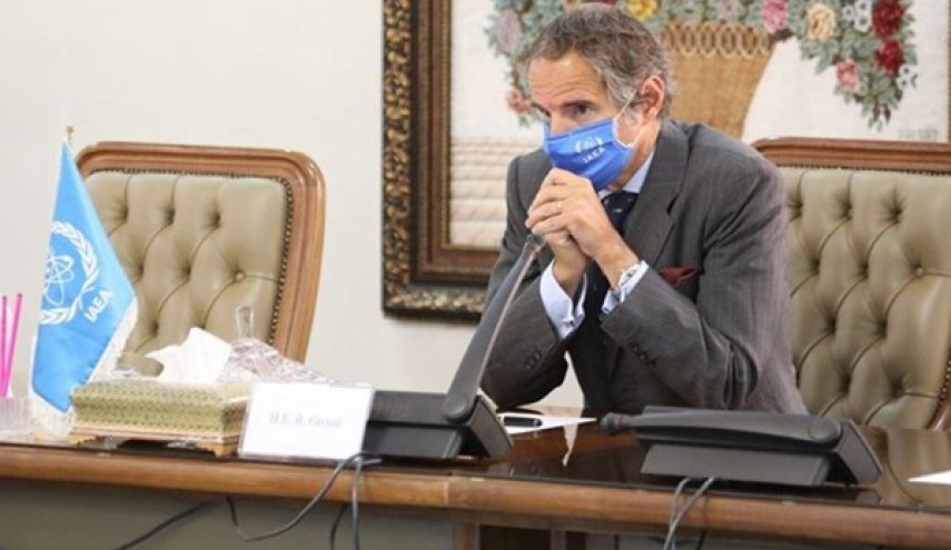 غروسي يلتقي رئيس منظمة الطاقة الذرية الايرانية