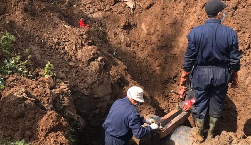  بدء ضخ الغاز من معمل غاز جبسة الى الشبكة السورية