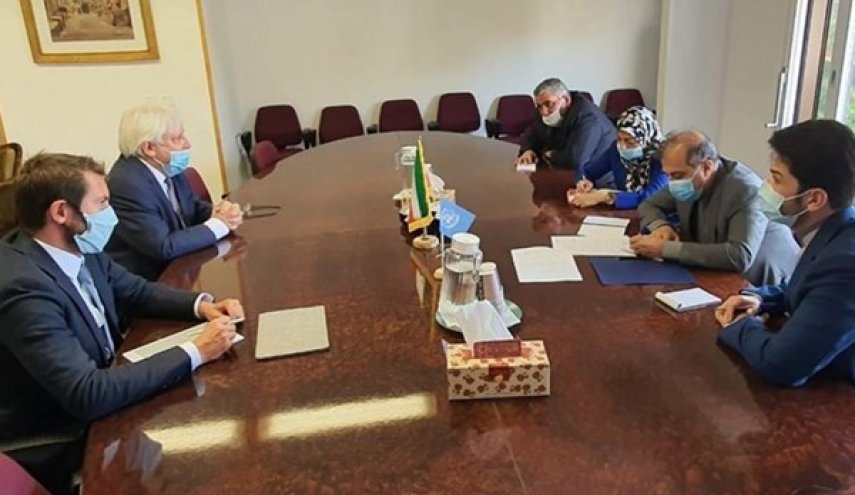 لقاء بين غريفيث والمسؤول الإيراني علي أصغر خاجي 