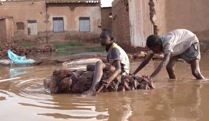 تشريد مئات المواطنين في السودان جراء فيضانات غير مسبوقة
