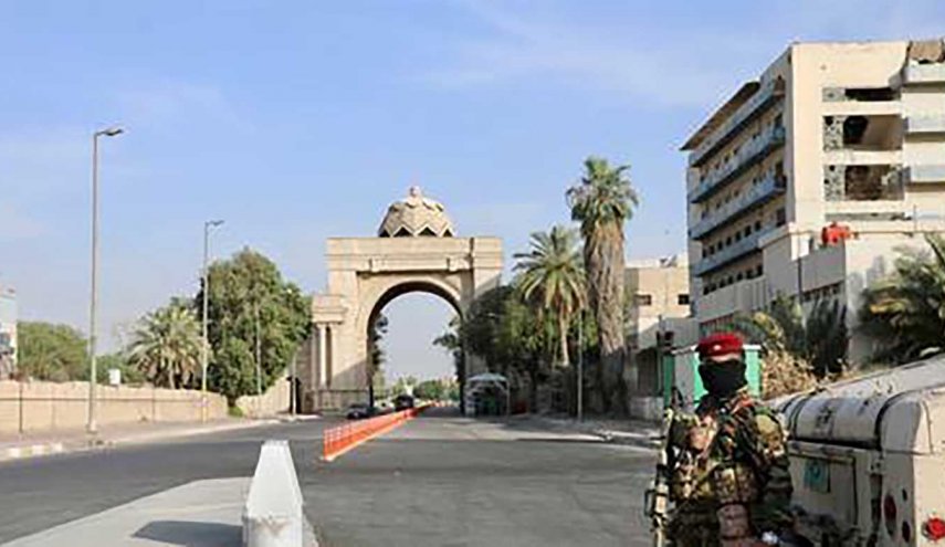 سقوط صاروخ داخل المنطقة الخضراء في بغداد