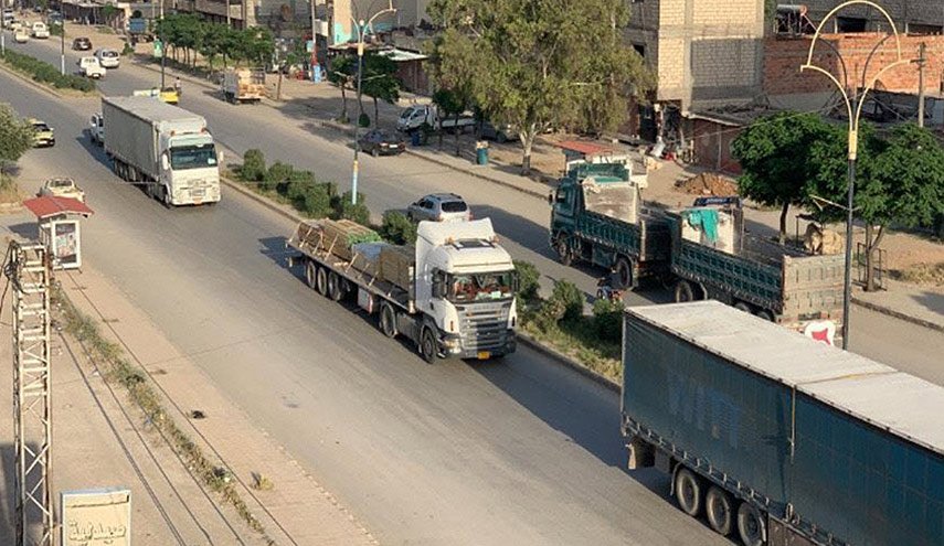 استهداف رتل دعم لوجستي للامريكيين بتفجير في جنوب بغداد