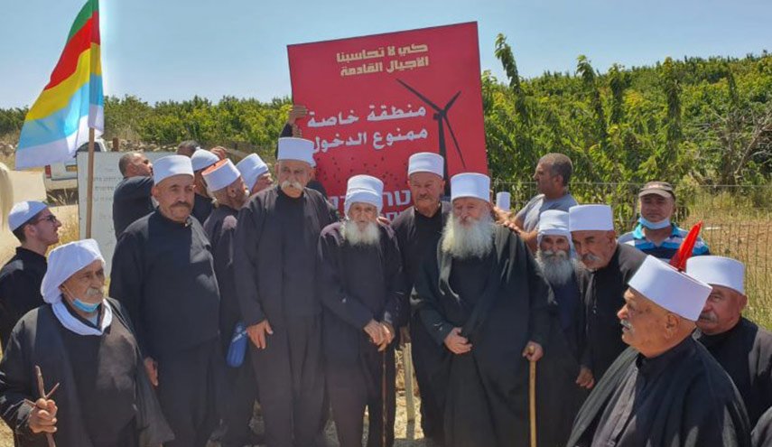 'الحراك الشعبي' بالجولان السوري المحتل يرفض التفاوض مع شركة اسرائيلية