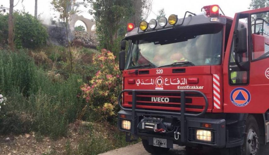 حرائق متعددة نتيجة موجة حر التي تسطير على لبنان