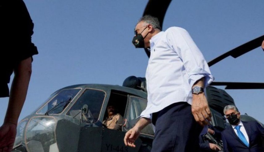 الكاظمي يقوم بجولة تفقدية لمنفذ باشماخ ومدينة حلبجة بالعراق