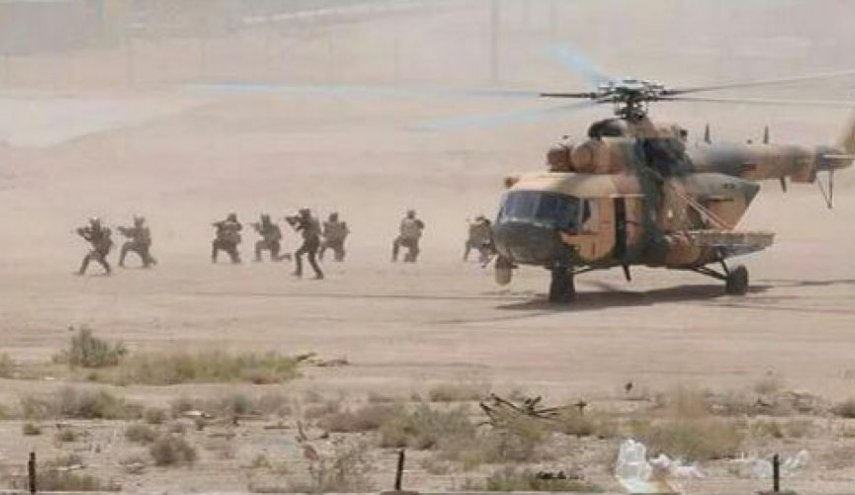 القوات العراقية تنفذ عملية إنزال في قضاء الرطبة