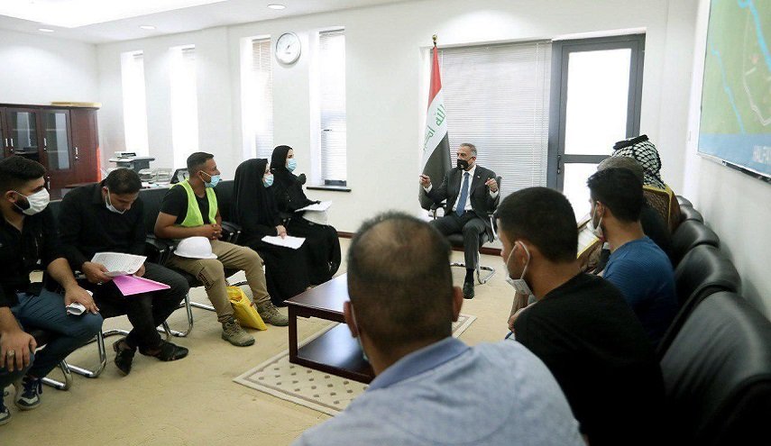 الكاظمي يلتقي ممثلين عن متظاهري محافظة ميسان
