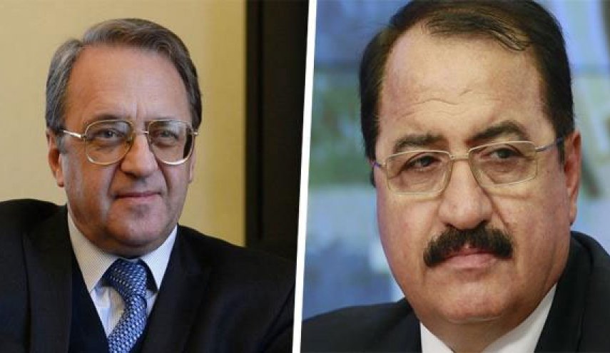 بوغدانوف وحداد يبحثان تطورات الأوضاع في سوريا