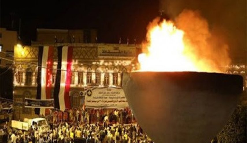 العاصمة اليمنية تشهد إيقاد شعلة العيد السادس لثورة 21 سبتمبر
