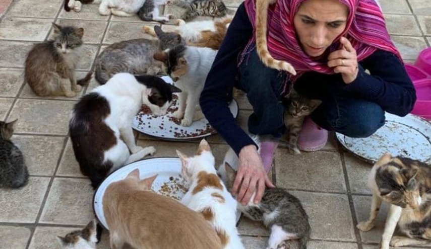 بالصور.. مغربية تحول منزلها إلى مأوى للقطط