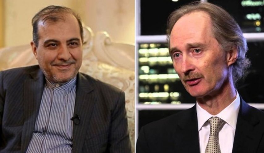 خاجي وبيدرسون يبحثان هاتفيا احدث التطورات في الساحة السورية