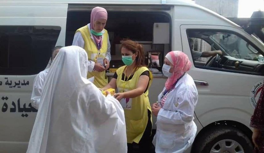 بالصور..عيادات متنقلة للمتضررين بفعل حرائق سوريا