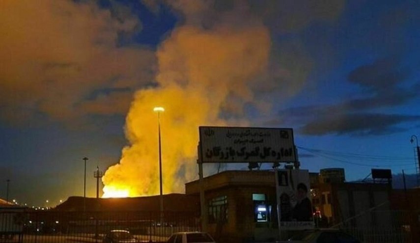  إنفجار كبير في مدينة هاتاي التركية 

