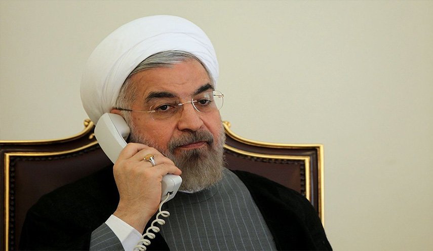 الرئيس روحاني يتفقد أحوال قاليباف