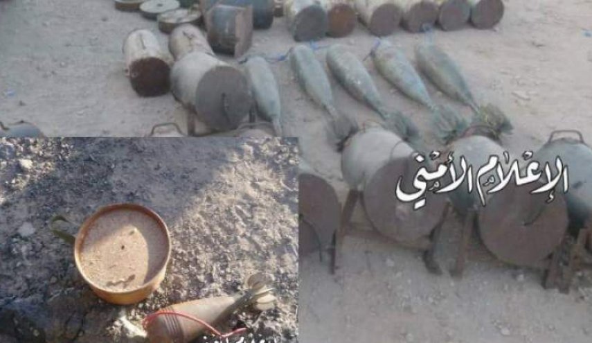 أمن البيضاء يعثر على 27 عبوة ناسفة من مخلفات التكفيريين